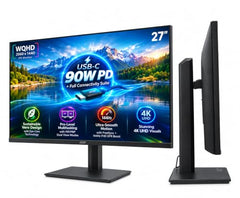 Acer B277U GB 27 inch WQHD (2560x1440) IPS Monitor | ErgoStand Tilt Swivel Pivot Height Adjust | 120Hz AdaptiveSync |TUV Low BlueLight | Strong Sturdy Design | HDMI DP Audio Out | Speakers I Black