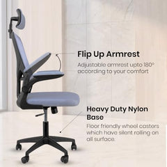 Casa Haus Italia Premium Leatherette Office Chair for Work | Boss Chair, Ergonomic Executive, Luxurious Cushioned Arms & Seat, 2 Point Back Massager, Heavy Duty Metal Base (Burgundy)