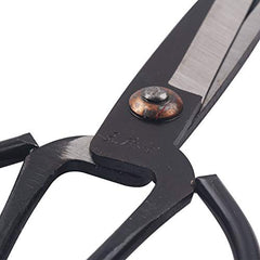 SYGA Composite Steel Scissors Household Kitchen Sewing Cloth Cutting Scissors Black