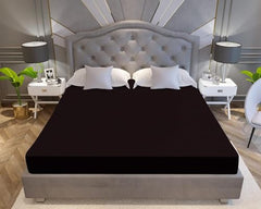 La Verne 100% Waterproof Premium Cotton Feel Mattress Protector Queen Size 78 x 60 Inches | Breathable and Hypoallergenic Ultra Soft Fitted Bed Protector Cover