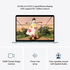 Apple 2026 MacBook Air 13″ Laptop with M5 chip: AI and Apple Intelligence, 34.46 cm (13.6″) Liquid Retina Display, 16GB Unified Memory, 512GB SSD Storage, 12MP Center Stage Camera, Touch ID; Midnight