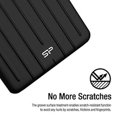 SP Silicon Power 2Tb Portable Ssd, USB-C, Aluminum Case USB 3.2 Gen 2 Type-C External Solid State Drive, Up to 520Mb/S, Bolt B75 Pro Series