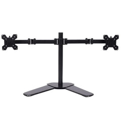 SYGA Monitor Stand Arm Desk Mount Fully Height Adjustable Bracket with C-Clamp & Gronment 180 Tilt Rotation Suitable for 13 to 30 Inch TV and Monitor Screen - Dual Horizontal Stand