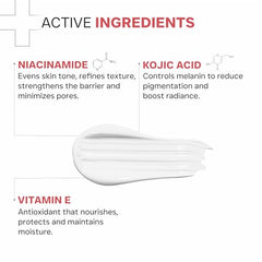 DERMATOUCH Bright & Even Tone Face Wash with Niacinamide, Vitamin E and Kojic Acid | For Tan, Pigmentation Dark Spots & Uneven Skin Tone | Oil Control | Dermatologist Tested | For Men & Women | 30g