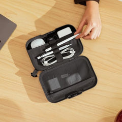 DailyObjects Vault Tech Kit Organiser for Canon EOS R50V | Compact Travel Case for Camera Cables, Chargers, Memory Cards & Accessories | Durable & Stylish Storage Pouch