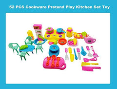 SYGA Little Chef Cookware Pretend Kitchen Play Set Toy with Accessories for Kids (50 Pcs)