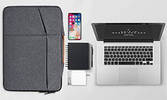 Dynotrek Arrival 15.6 inch Laptop Sleeve Case Pouch, (Denim Grey)
