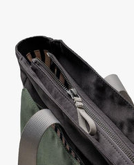DailyObjects Recycled PET Dual Color Key Tote Bag For Women & Girls | Stylish Ladies Purse for Everyday Essentials | Fits any Laptop Upto 15.6 Inch | Padded Laptop Compartment - (Charcoal-Kelp)