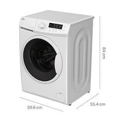 Godrej 9 Kg 5 Star with 5 Years Comprehensive Warranty, Steam Wash, Digi Inverter Motor, 1400 RPM Spin Motor, Fully Automatic Front Load Washing Machine (WFEON ZUS 9014 5.0 IDCRM GLWH, Glacial White)