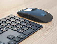 Oboe Silicone Case Cover Protective Skin Compatible With Apple Magic Mouse 1/2 and Magic iPad Mouse (Black)