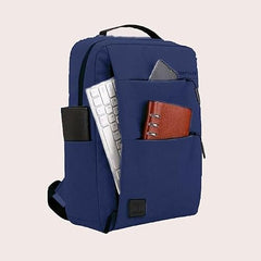 Impulse Empower Elite Laptop Backpack for Men & Women | 25L Polyester School & College Bag | USB Charging Port | Padded Laptop Sleeve | Multiple Pockets with Bottle Holder | Black