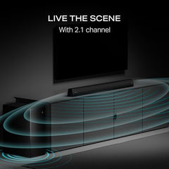 boAt Aavante Bar Prime B450 with Dual Subwoofers and Rear Speakers, 450W RMS Output, 5.2 Channel, Multi-Connectivity, EQ Modes, & BT v5.4 Soundbar with Powerful Signature Sound (Core Black)