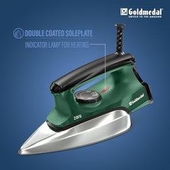 Goldmedal Glide 1100W Dry Iron | Non-stick Weilburger Premium