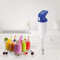 BOSS E111 Portable Hand Blender 180 Watt | Easy to Clean and Store | ISI-Marked, Grey