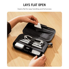 DailyObjects Vault Tech Kit Organiser for Canon EOS R50V | Compact Travel Case for Camera Cables, Chargers, Memory Cards & Accessories | Durable & Stylish Storage Pouch