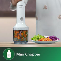 PHILIPS HL1681 Hand Blender, 300W Motor, Rust free steel arm | Easy single trigger operation |Specially designed blades |Ergonomically designed |Wall bracket for storage