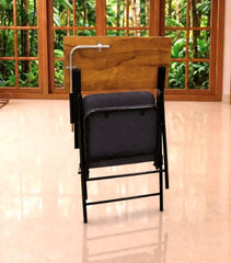 Spacecrafts Folding Study Chair with Writing Pad | Home Tuition Desk Chair