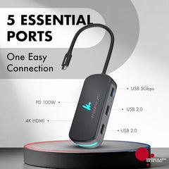 Type C 14 in 1 Wozoyo Docking Station, PD 100W, 2X4K@60Hz HDMI,4K DisplayPort, 2XType-C 10Gbps, USB 10Gbps, Gigabit Ethernet, AUX Port,Universally Compatible Thunderbolt 4,macOS,Windows,Android & iOS
