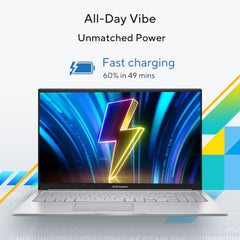 ASUS Vivobook 15 (2026),Intel Core 5 120U,(i5-14th Gen),Fingerprint Sensor,8GB RAM,512GB SSD,FHD,15.6"(39.6 cm),Win 11,M365 Basic(1Y),Office 24,Cool Silver,1.7 Kg,X1504VAP-IN011WS,Thin & Light Laptop