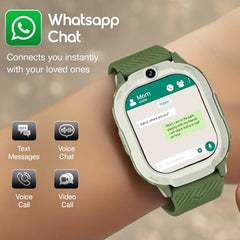 sekyo Neo Fit -India's 1st AI Smart Watch for Kids | AI Learning Assistant, 4G Video Call, GPS, Health & Activity Tracker, Smart Habit Reminder| Edu-Games, Step Count, Camera, Parent Control App