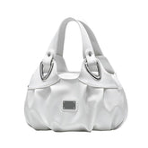 SYGA Women's Printed PU Leather Hobo Bag, Multiple Colors and Patterns, Crossbody Shoulder(WHITE)