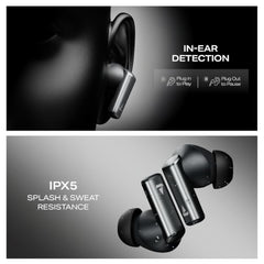 boAt Airdopes Prime 701 ANC, 46dB Hybrid ANC, 50Hr Battery, Real Spatial Audio,Multidevice Connect,App Support, Bluetooth Earbuds, TWS Ear Buds Wireless Earphones with mic (Titanium Blue)