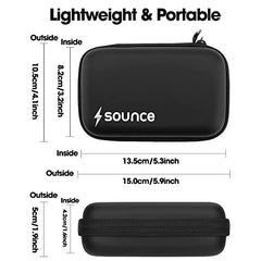 SanDisk Combo 1TB Portable SSD,800MB/sR,USB 3.2 Gen 2 with Upto 2 Meter Drop Protection,Type-C to Type-A Cable,PC & Mac Compatible with Sounce Hard Disk Drive Pouch case for 2.5" HDD