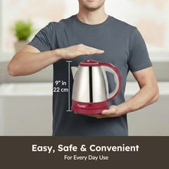 Prestige 1.5 Litre Kettle 1500-watts, Red