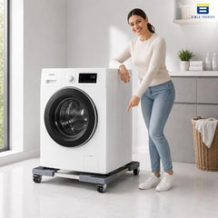 BTfash Premium Anti-Vibration Feet Pads Set for Washing Machine & Refrigerator | Easy Installation | Compact Design | Noise & Shock Reduction