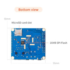 Orange Pi Zero 3 1GB/1.5GB/2GB/4GB LPDDR4 Allwinner H618 4-Core 64 Bit Single Board Computer, Support WiFi 5.0/Bluetooth 5.0, Development Board Run Linux/Debian/Ubuntu/Android(1GB)