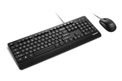 Lenovo 110 Keyboard & Mouse Wired Combo| Waterproof Exoskeleton | Splash Proof Keys| 1600 DPI Full Size Mouse | Non-Slip Scroll Wheel| One-touch Co-pilot key| Adjustable Keyboard Stand | 3 Yr Warranty