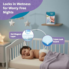 Amazon Brand - Supples Premium Baby Diaper Pants | 84 Baby Diapers | XXL | 15-25 Kg | 42 x 3 Packs | 12 Hrs Absorption | Cushiony Cotton Soft Fabric | Phthalates-Free | Triple Leak Guard