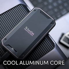 1TB SanDisk Professional PRO-G40™ SSD, External Solid State Drive, Thunderbolt 3™ (40Gbps), USB-C™ (10Gbps), 3000MB/s R, 2500MB/s W Ultra-Rugged IP68, 4000Lbs Crush Resistance, 5 Yr Warranty