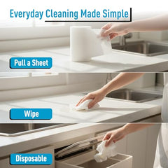Amazon Brand - Presto! 2 Ply Kitchen Tissue Paper Roll | 720 Pulls | 60 Kitchen Towels X 12 Rolls | Soft And Highly Absorbent | 100% Natural Virgin Cellulose Fiber
