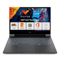 HP Victus, Intel Core 5 210H, 4GB RTX 3050 A (24GB DDR5, 512GB SSD) FHD, 144Hz, 300 nits, IPS, 15.6''/39.6 cm, Win11, M365* Office24, Mica Silver, 2.29kg, fa2500TX, Backlit, Gaming Laptop
