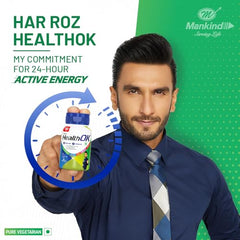 Mankind's Health OK Multivitamin With Natural Ginseng,Taurine Power,Daily Energy,Alertness,Vitamin D,C & Other 18 Multivitamins Minerals,For Overall Health,30 Tablets (Veg) X Pack Of 1, 250 grams