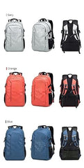 Red Lemon BANGE Venture 30L Laptop Backpack for Men & Women | Large Backpack with YKK Zippers | Water-Resistant, Durable Oxford & Nylon Fabric Fits 15.6" Laptops for Office & Travel (Black)