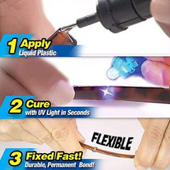 SYGA 5-Second Fix/Fill/Seal/Repair UV Light Glue Liquid-Plastic Welding Tool Pen