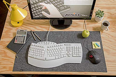 Perixx PERIBOARD-512B Ergonomic Split Keyboard – Full-Size Wired USB Keyboard with Palm Rest and 7 Multimedia Hotkeys – 3D Curve Design for RSI Relief – Black, US English