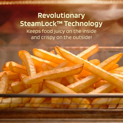 NESTER Full Stack Steamlock™ SS430 Stainless Steel Air Fryer Oven 16L | 2000 W Steam + Air Fry | Multi-Function-Air Fryer, Reheat, Bake, Toast | Adjustable Temperature & Timer - Dalgona Brown