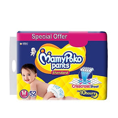 Mamypoko pants All night absorb| Pant Style Baby Diapers Large Size(L), 124 Count,(62*2) Ideal for 9-14Kgs|1 Diaper= Upto All night Absorption|Wider Crisscross Sheet|Gentle Coco Care| 12hr Leakage Protection| Prevents Heaviness.