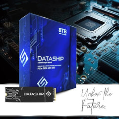 Starkway® DATASHIP™ 8TB NVMe PCIe Gen4x4 M.2 2280 SSD, Up to 7100 MB/s Read Speed Internal Solid State Drive