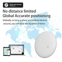 AUSHA Smart Bluetooth Tracker Device|No SIM Needed | Compatible with Apple Find My| Alert & Water Resistant | for Bags, Wallet, Luggage, Keys Finder