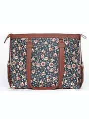 ZOUK Office Bag | Stylish Bags for Office Use | Laptop Bag 15.6 inch | Stylish Tote for Office Use | Purse for Women | Vegan Leather Handbag | Daily & Travel Use | Multicolor Mandala Print