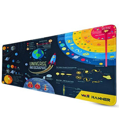 WAR HAMMER GX1050 Extended Size Gaming Mouse Pad| Stitched Edges| Non-Slip Rubber Base|Computer Laptop|Keyboard Mouse Pad for Office & Home (Extended XXL, GX3050 AR120)