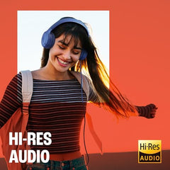 JBL Tune 530C Wired On-Ear Headphones with Microphone, JBL Pure Bass Sound, EQ Presets, USB-C Port, Foldable Design and Tangle-Free Cable, Blue