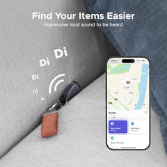 UGREEN FineTrack Tracker Tag Compatible with Apple Find My | 2-Year Replaceable Battery Bluetooth Tracker Compatible with Apple Find My, Item Finder for Keys, Luggage, Wallet