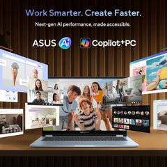 ASUS Vivobook S14 Flip (2026),Snapdragon X X1 26 100,AMD Radeon iGPU,8GB RAM,512GB SSD,FHD+,Touchscreen,14"(35.5 cm),Win 11,M365 Basic(1Y),Office 24,Light Blue,1.39 Kg,TP5408QA-U2093WS,Flip Laptop