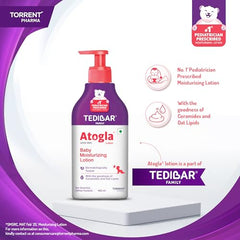 Atogla Baby Lotion 200ml from Tedibar Family | No. 1* Pediatrician prescribed Moisturising Lotion- By Torrent Pharma