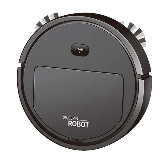 MechHeaven The Robot Vacuum Cleaner Multifunctional Rechargeable Mini for Home Pet Hair Black Handbag | 1 Piece Vacuum Cleaner 1 Piece Cable 2 Pieces Brush 1 Piece Cloth 1 Piece Manual